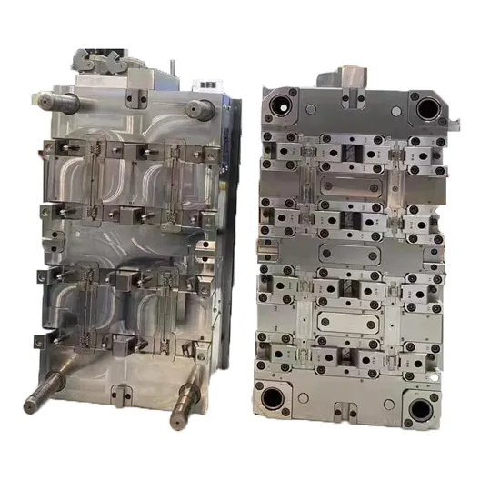 PA66+GF30 Precision Connector Housing 2K Plastic Insert Molding Overmolding Dual Injection Mould Customized Plastic Injection Mold OEM